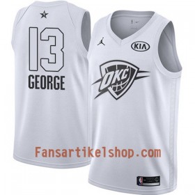 NBA Oklahoma City Thunder Trikot Paul George 13 2018 All-Star Jordan Brand Weiß Swingman - Herren